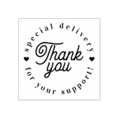 Vielen Dank für Ihre Briefmarke zur Unterstützungs Gummistempel (Prägung)