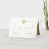 Vielen Dank für Ihre Corporate Holiday Grußkarte Dankeskarte (Vorderseite)