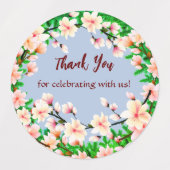 Vielen Dank für Ihre dekorativen Round Stickers Etiketten (Design 1)