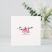 Vielen Dank für Ihre Einkäufe, Colorf Dankeskarte (Stehend Vorderseite)