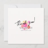 Vielen Dank für Ihre Einkäufe, Colorf Dankeskarte (Vorderseite)