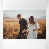 Vielen Dank für Ihre Einladung Hochzeit Tri-Fold C (Innenseite Mitte)