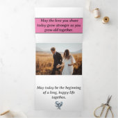 Vielen Dank für Ihre Einladung zur Hochzeit (Innenseite)