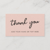 Vielen Dank für Ihre Einschlusskarte | Dusky-Rose Begleitkarte (Vorderseite)