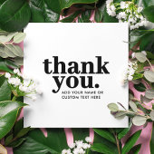 Vielen Dank für Ihre Einschlusskarte | Retro Schwa Begleitkarte