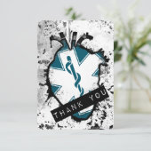 Vielen Dank für Ihre erste Antwort Einladung (Stehend Vorderseite)