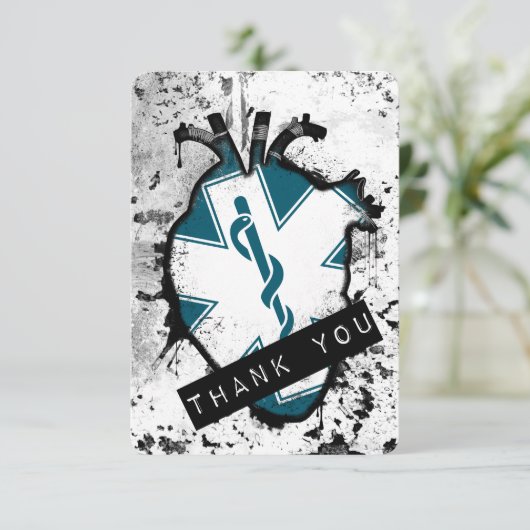 Vielen Dank für Ihre erste Antwort Einladung (Stehend Vorderseite)