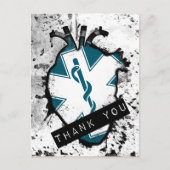 Vielen Dank für Ihre erste Antwort Postkarte (Vorderseite)