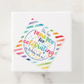 Vielen Dank für Ihre feierliche Begrüßung mit mir  Geschenkanhänger (Beispiel)