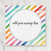 Vielen Dank für Ihre feierliche Begrüßung mit mir  Geschenkanhänger (Rückseite)