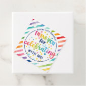 Vielen Dank für Ihre feierliche Begrüßung mit mir Geschenkanhänger (Beispiel)