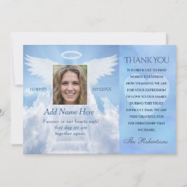 Vielen Dank für Ihre Fotokarte Engel Wings