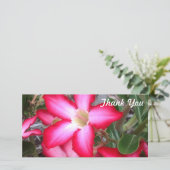 Vielen Dank für Ihre Fotokarte - Wüste Rose Dankeskarte (Stehend Vorderseite)