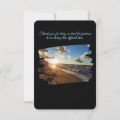 Vielen Dank für Ihre freundliche und großzügige Gr Dankeskarte (Vorderseite)