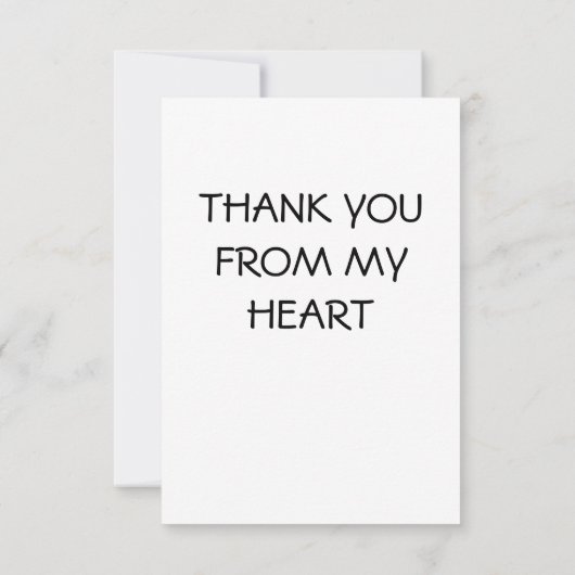 Vielen Dank für Ihre Freundlichkeit Vielen Dank Ca Dankeskarte (Rückseite)