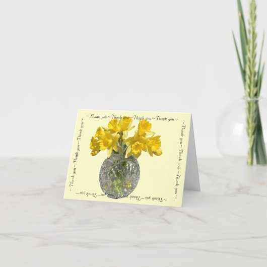 Vielen Dank für Ihre Gastfreundschaft Dankeskarte (Vorderseite)