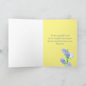 Vielen Dank für Ihre Gastfreundschaft Giver Canter Karte (Innenseite)