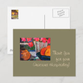 Vielen Dank für Ihre Gastfreundschaft! Postkarte (Vorne/Hinten)