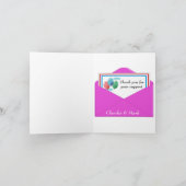 Vielen Dank für Ihre Geburtshilfekarte Ankündigung (Innenseite)