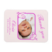 Vielen Dank für Ihre Geburtshilfekarte Magnet (Horizontal)