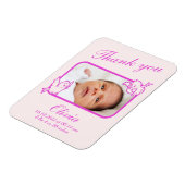 Vielen Dank für Ihre Geburtshilfekarte Magnet (Linke Seite)