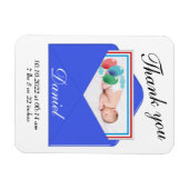 Vielen Dank für Ihre Geburtshilfekarte Magnet (Horizontal)