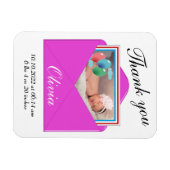 Vielen Dank für Ihre Geburtshilfekarte Magnet (Horizontal)