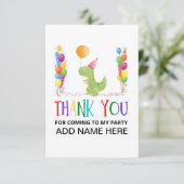 Vielen Dank für Ihre Geburtstagskarte Dankeskarte (Stehend Vorderseite)