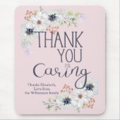 Vielen Dank für Ihre Gekümmert Begrüßung Mousepad (Vorne)