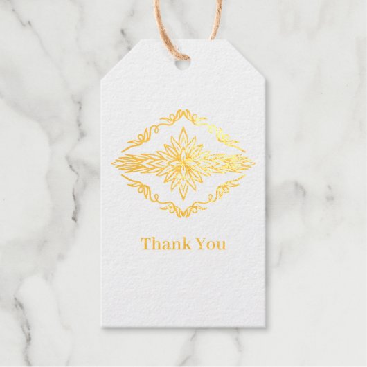 Vielen Dank für Ihre Geschenkkunst Geschenkanhänger (Vorderseite)