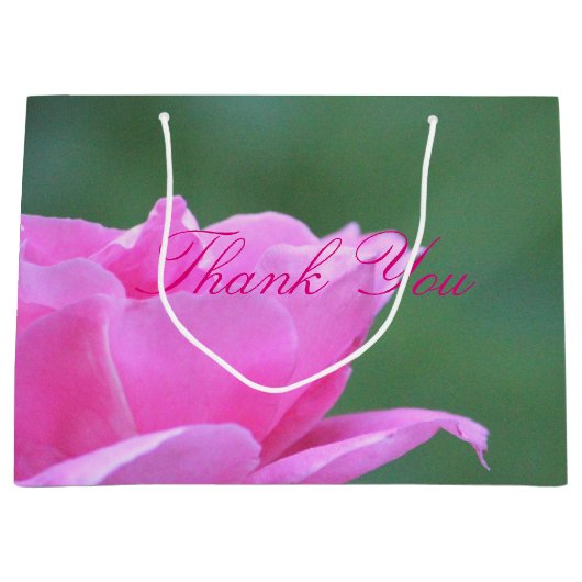 Vielen Dank für Ihre Geschenktasche Große Geschenktüte (Vorderseite)