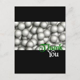 Vielen Dank für Ihre Golf Balls Postkarte