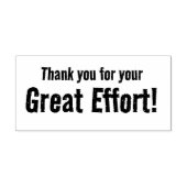 Vielen Dank für Ihre große Anstrengung! Gummistempel (Prägung)