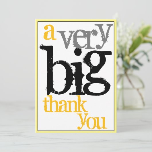 Vielen Dank für Ihre große Mitarbeiterzufriedenhei Dankeskarte (Stehend Vorderseite)