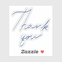 Vielen Dank für Ihre Handschrift Aufkleber