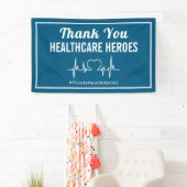 Vielen Dank für Ihre Helden im Gesundheitswesen Banner (Insitu)