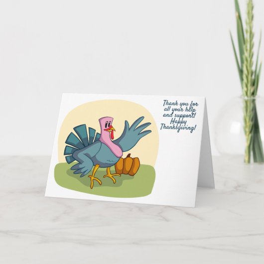 Vielen Dank für Ihre Hilfe Dankeskarte (Vorderseite)