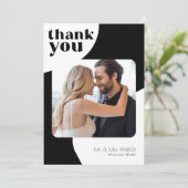 Vielen Dank für Ihre Hochzeit 6 Fotos Sofortdownlo Einladung (Stehend Vorderseite)