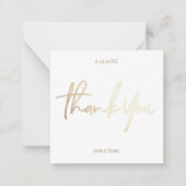 Vielen Dank für Ihre Hochzeit Custom Card mit Umsc Mitteilungskarte (Vorderseite)