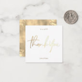 Vielen Dank für Ihre Hochzeit Custom Card mit Umsc Mitteilungskarte (Vorderseite/Rückseite Beispiel)