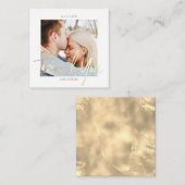 Vielen Dank für Ihre Hochzeit Custom Foto Card mit Mitteilungskarte (Vorne/Hinten)