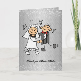 Vielen Dank für Ihre Hochzeit Dankeskarte