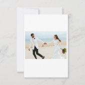 Vielen Dank für Ihre Hochzeit Dankeskarte (Vorderseite)