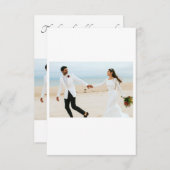 Vielen Dank für Ihre Hochzeit Dankeskarte (Vorne/Hinten)