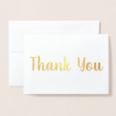 Vielen Dank für Ihre Hochzeit Folienkarte (Vorderseite mit Umschlag)