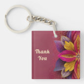 Vielen Dank für Ihre Hochzeit Schlüsselanhänger (Vorderseite)