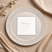 Vielen Dank für Ihre Hochzeit Servietten Mit Folie