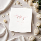 Vielen Dank für Ihre Hochzeit Servietten Mit Folie