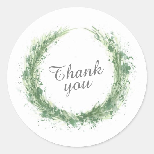 Vielen Dank für Ihre Hochzeit Veranstaltung sage g Runder Aufkleber (Vorderseite)