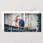 Vielen Dank für Ihre Hochzeit. Vielen Dank für Ihr Dankeskarte (Vorne/Hinten)